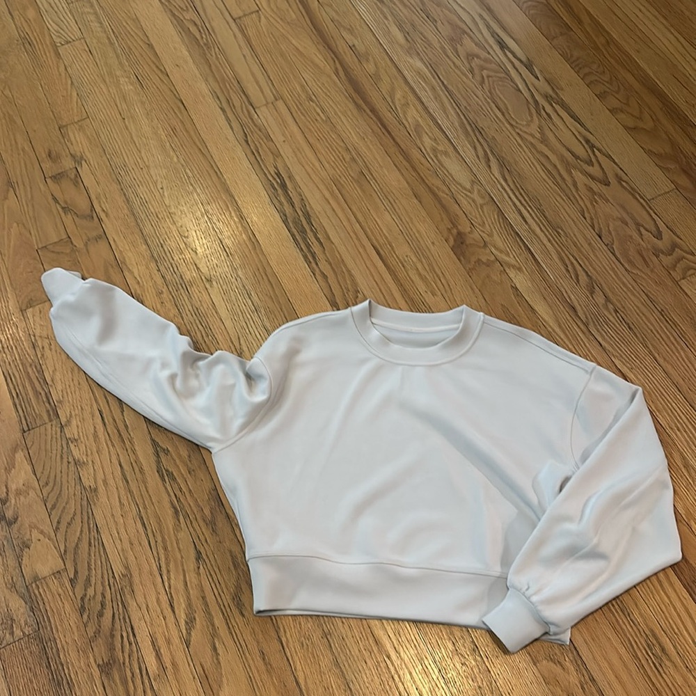 Lululemon softstreme perfectly oversized cropped crew